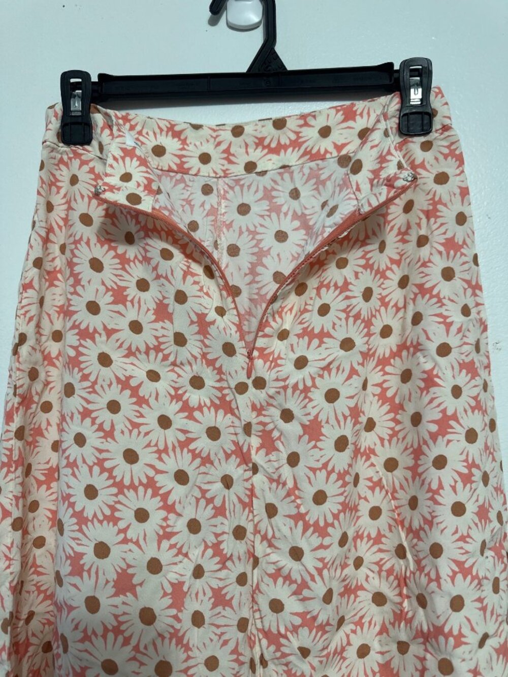 Floral Maxi Skirt By MNG In Pink & White With Daisy Pattern Size S Lightweight & - Picture 4 of 8